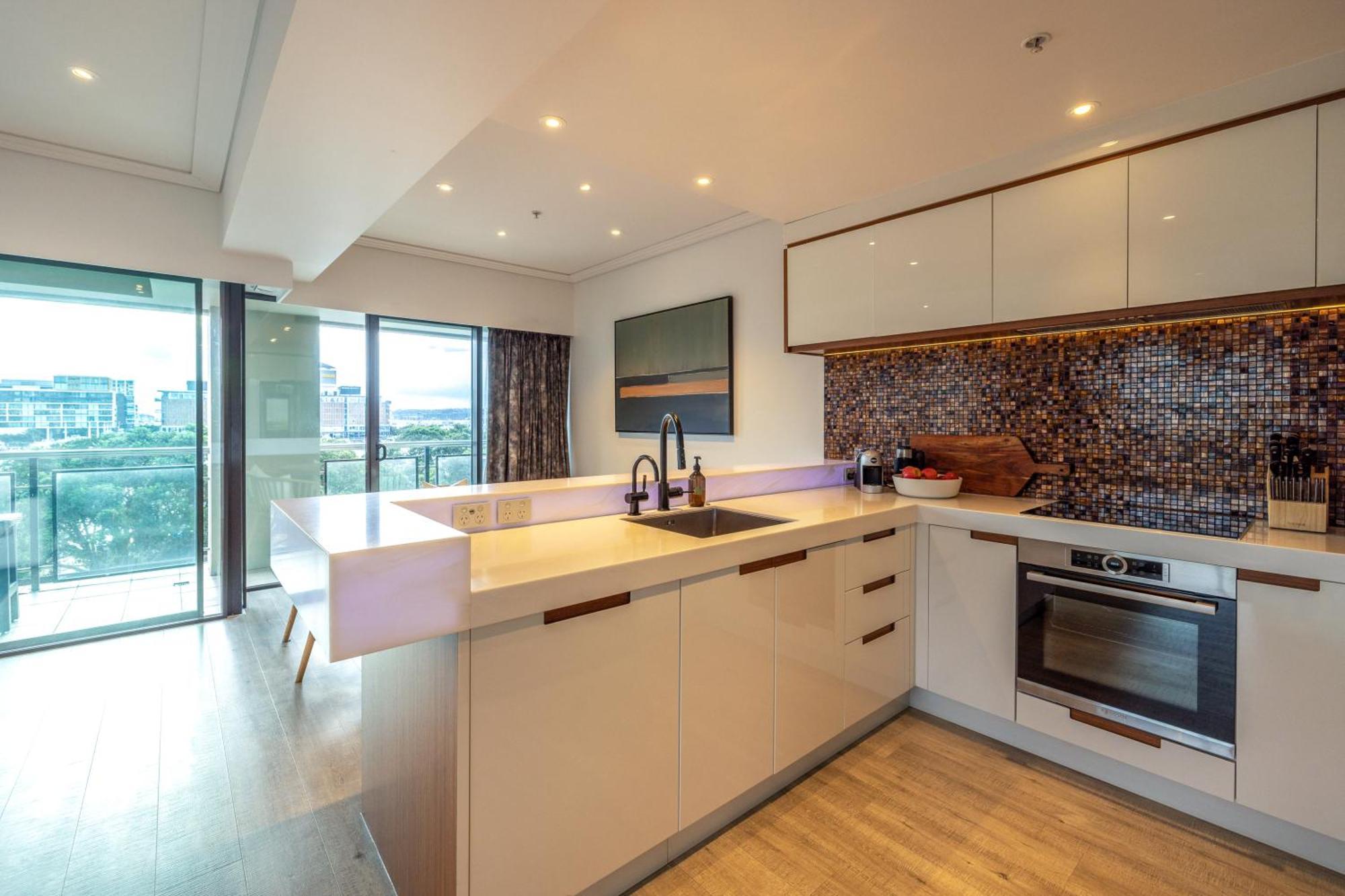 Apartamento The Quays - Auckland Viaduct Exterior foto